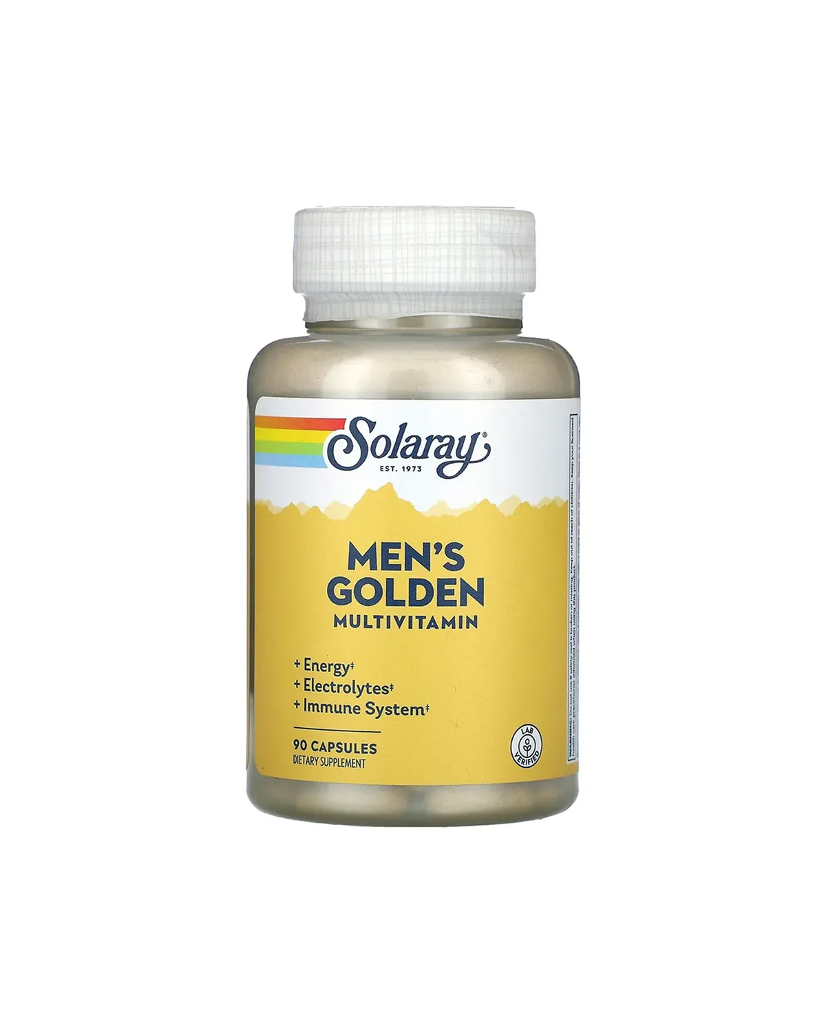 Мультивитамины для мужчин Golden Multi-Vita-Min, 90 капсул Solaray 20401105