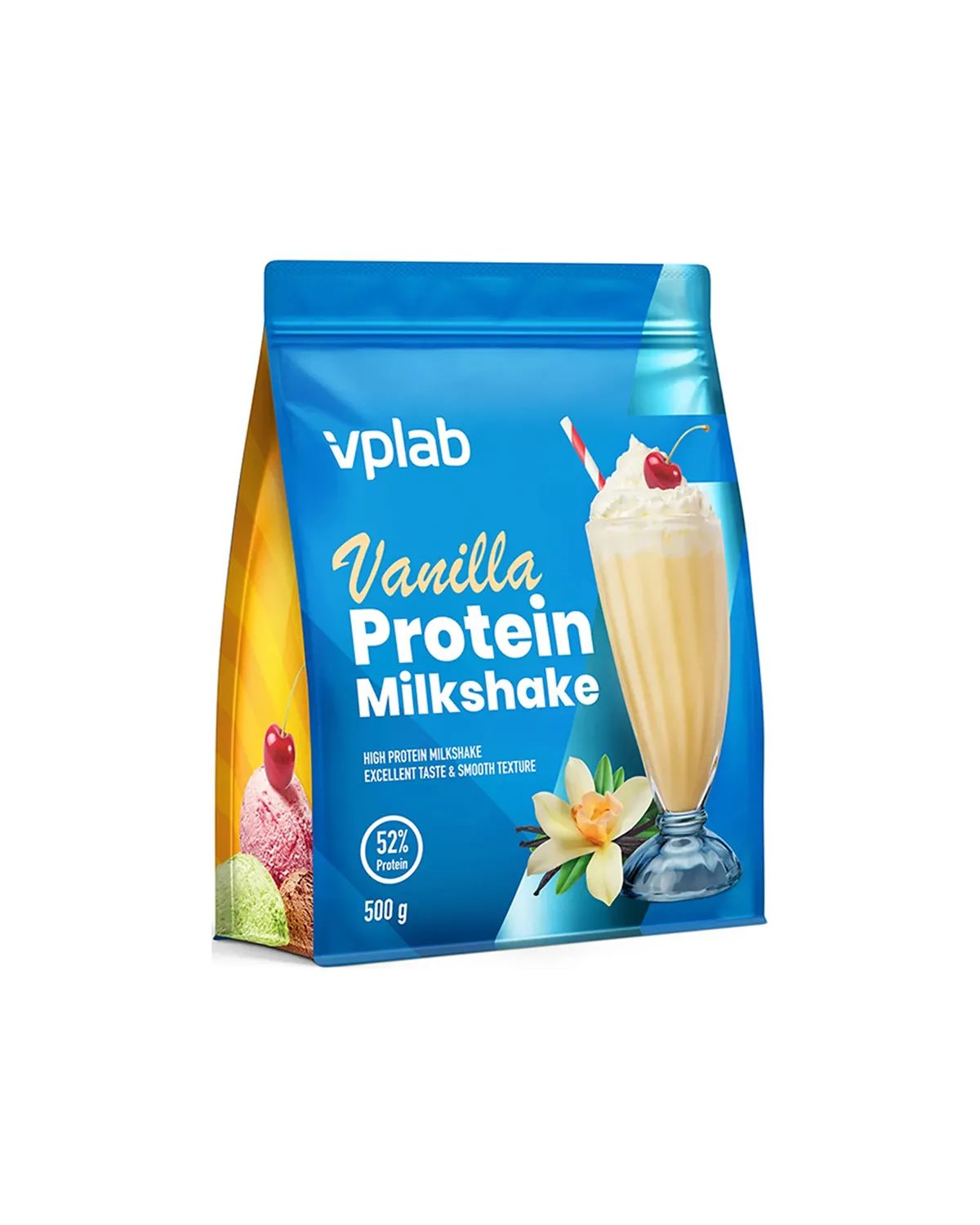 Протеиновый молочный коктейль ваниль, 500 г Vplab 20401140
