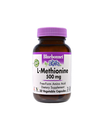 L-Метионин 500 мг | 30 кап Bluebonnet Nutrition