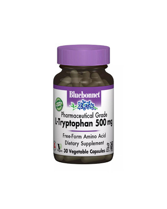 L-Триптофан 500мг | 30 кап Bluebonnet Nutrition