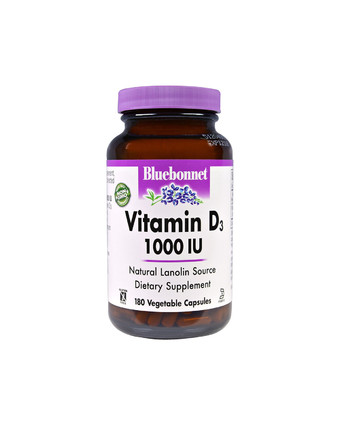 Витамин D3 1000 МЕ | 180 кап Bluebonnet Nutrition