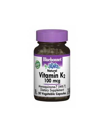 Витамин K2 100 мкг | 50 кап Bluebonnet Nutrition