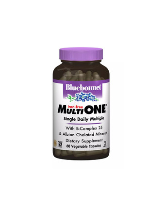 Мультивитамины без железа | 60 кап Bluebonnet Nutrition
