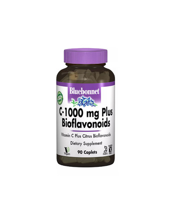 Витамин С 1000 мг + Биофлавоноиды | 90 кап Bluebonnet Nutrition