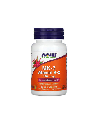 Витамин К2 (МК-7 )100 мкг | 60 кап Now Foods