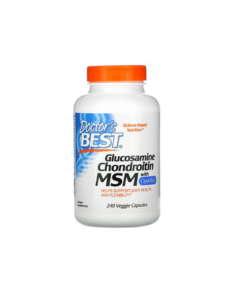 Глюкозамин и хондроитин + МСМ | 240 кап Doctor's Best